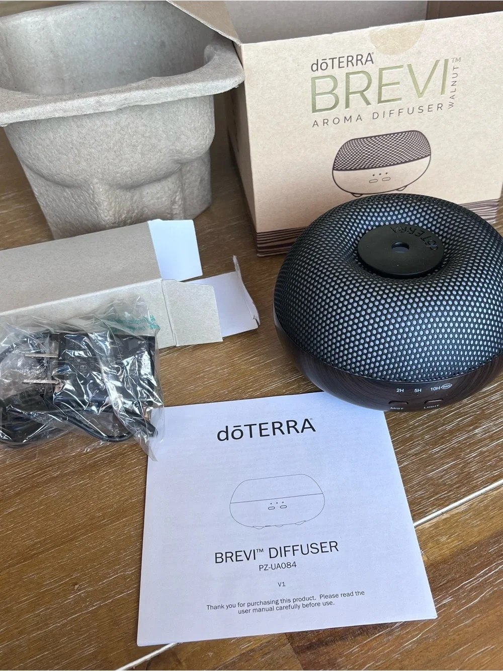 dōTERRA BREVI Aroma Diffuser - Walnut